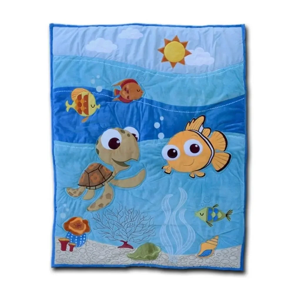 New Disney Baby Nemo 4 Piece Crib Bedding Set Vintage Babies R Us Exclusive